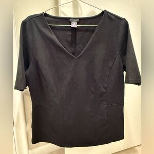 Ann Taylor Black V-Neck Top